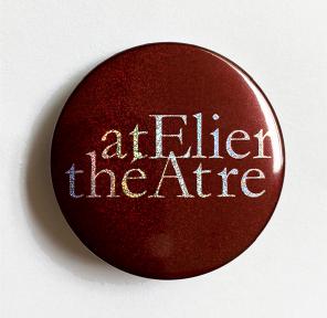 Badge ATEA bordeaux et or